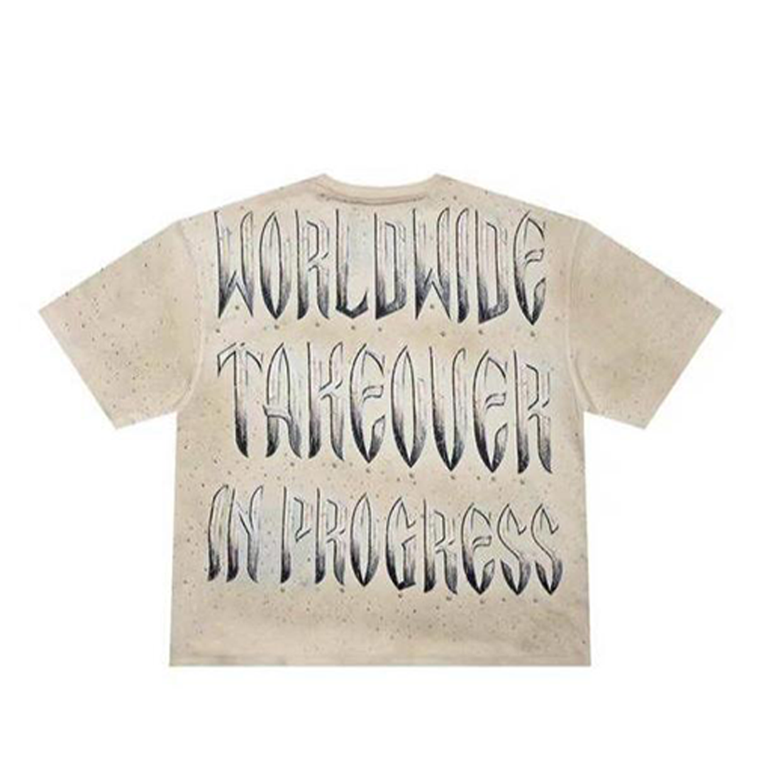 World Domination Beige Tee