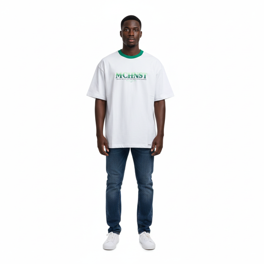 MCHNST Ringer Tee – Model Shot