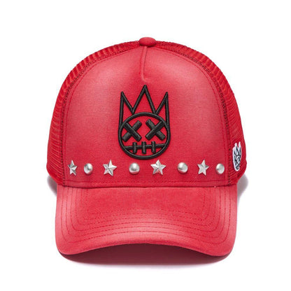Cult Individuality Crown Trucker Hat - Red