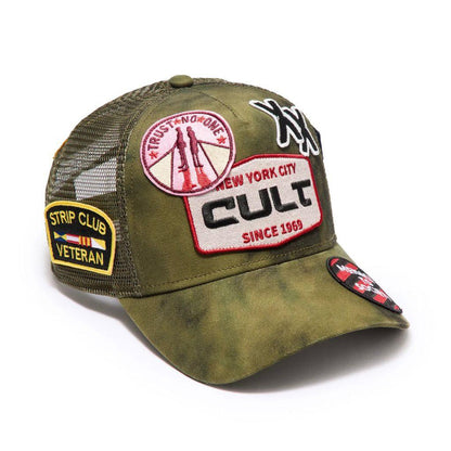 NY Cult Trucker - Olive