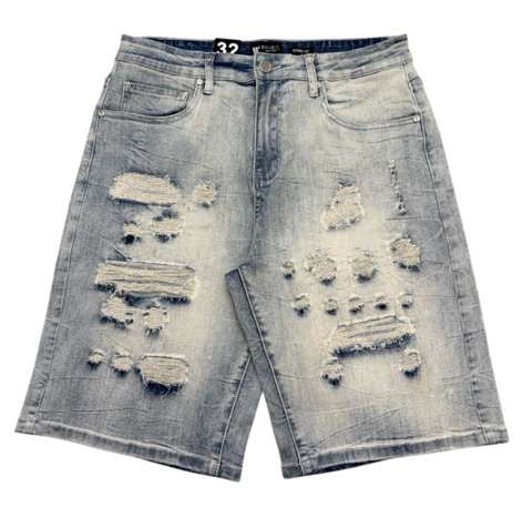 Light Wash Denim Shorts