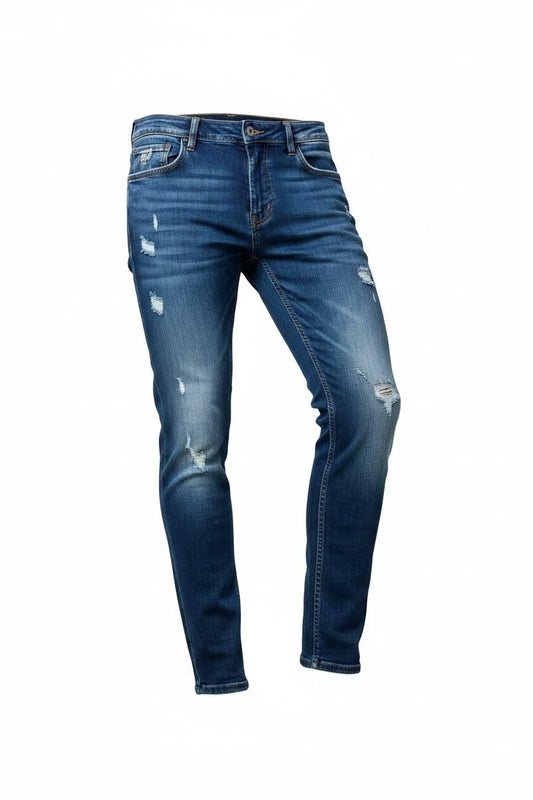 Distressed Slim Fit Jeans