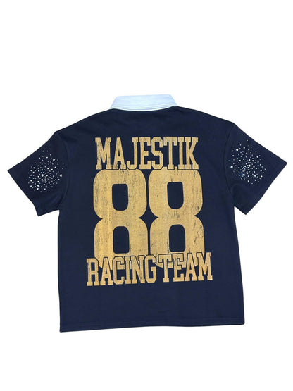 Majestic Black Speedway Polo