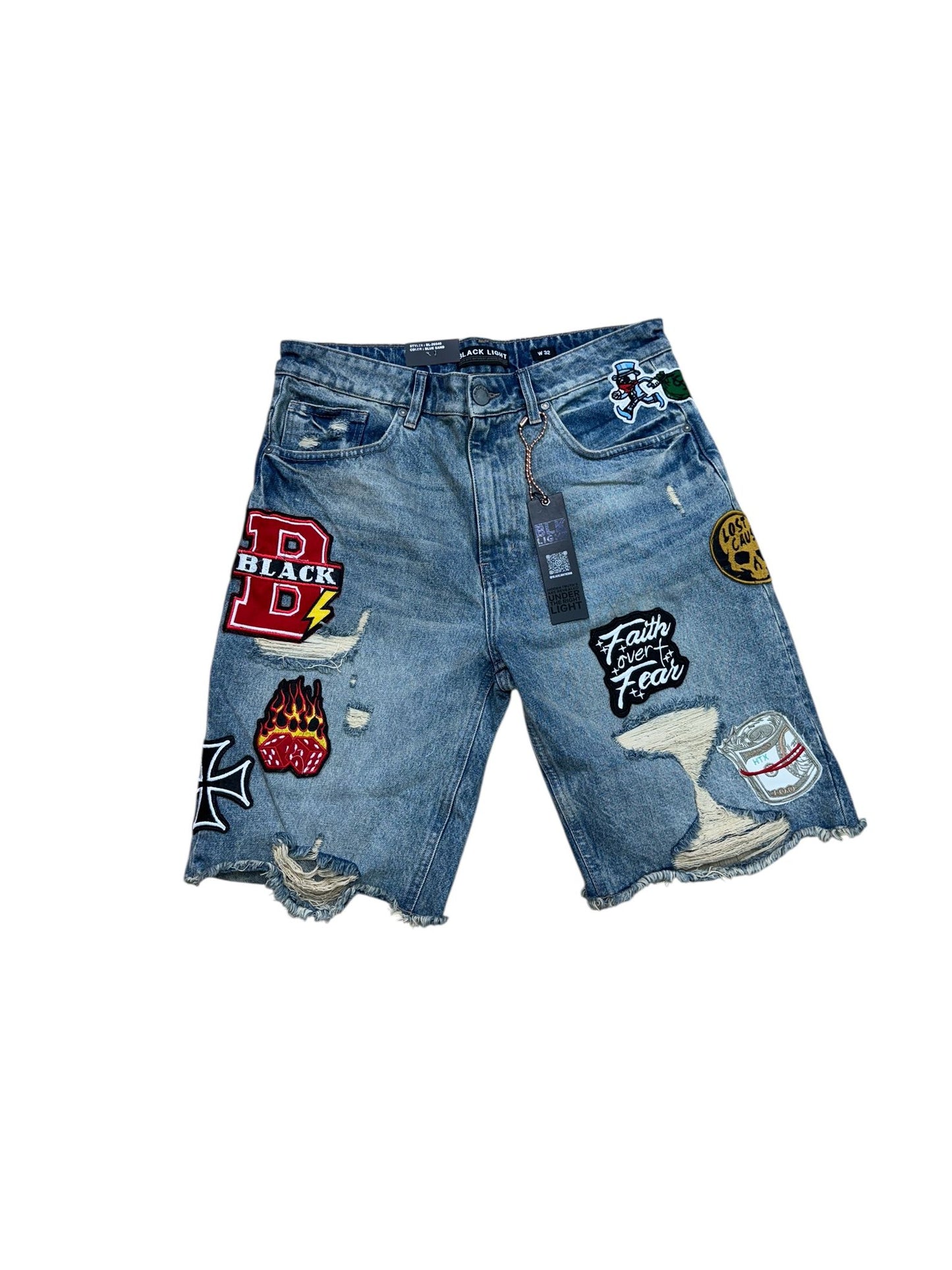 Blue Street Denim Shorts