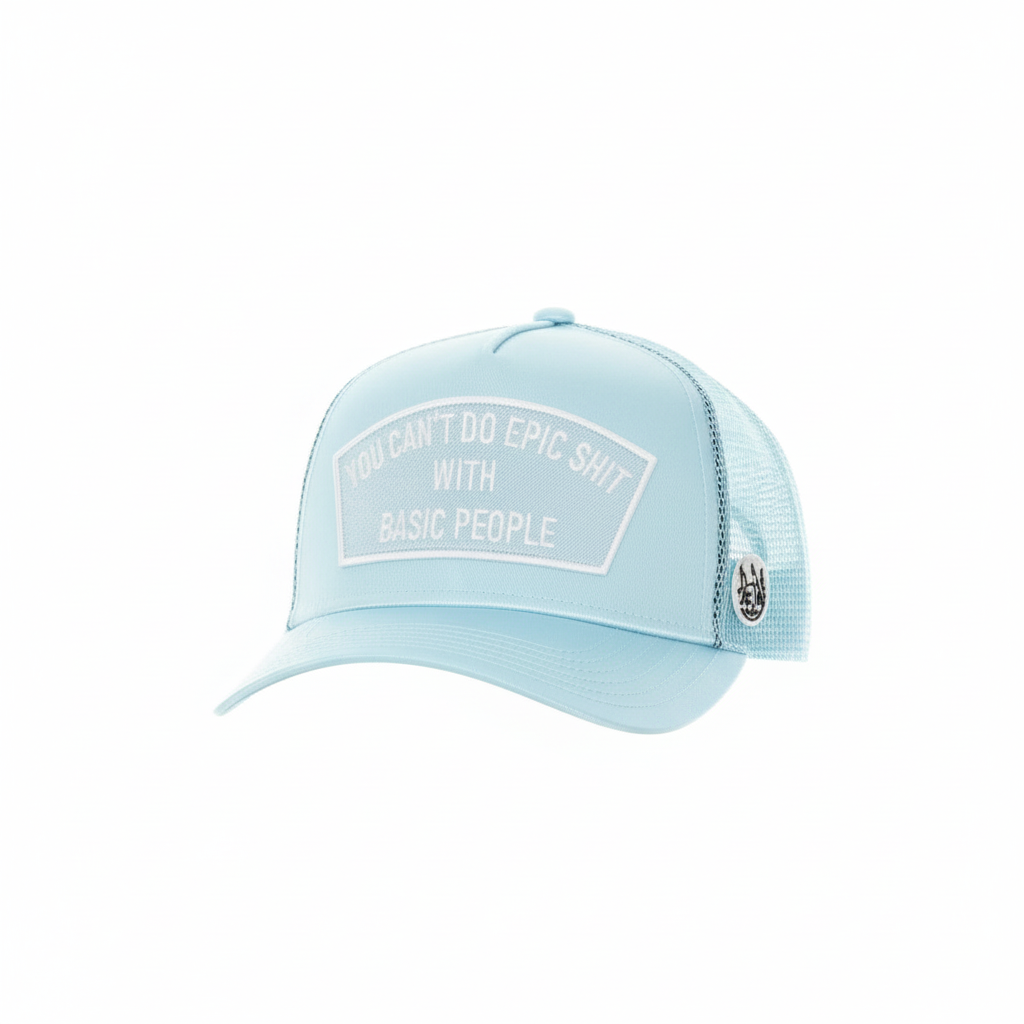 Baby Blue Trucker Cap – Product Only
