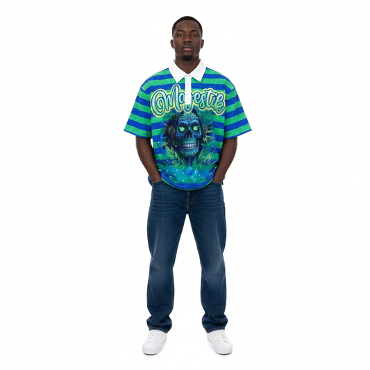 OMajestik Skull Polo – Model Shot