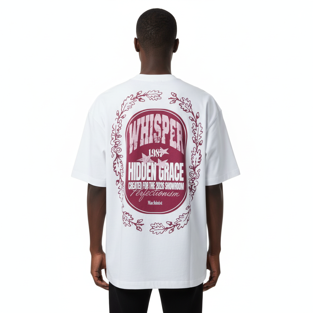Whisper Hidden Grace Tee – Back Model Shot