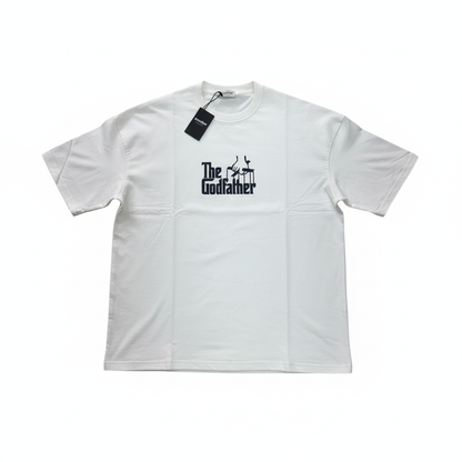 White Godfather Tee - Studio Quality